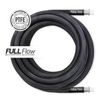 Black Nylon PTFE Stainless Braided Fuel Hose AN-10 6M