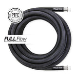 Black Nylon PTFE Stainless Braided Fuel Hose AN-10 1M