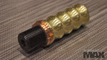 Parts Shop MAX Adjustable Shift Knob GOLD GRIP, COPPER TOP AND COLLARS