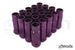 GKTECH PURPLE - OPEN ENDED LUG NUTS (PACK OF 20) M12x1.5