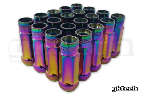 GKTECH Neo Chrome - M12x1.25 Open Ended lug nuts